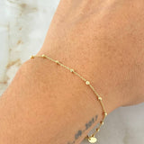 Pulso Tipo Militar 1.3gr / 17cm-19cm / Oro Amarillo Ita. Esp. 18K