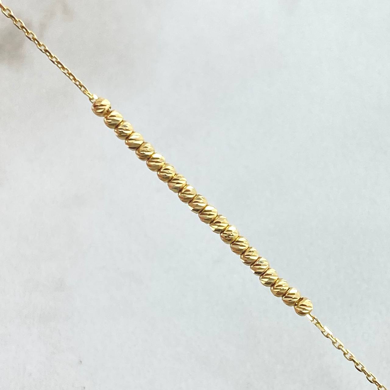 Pulso Aro Seguido 1.15gr / 19cm / Oro Amarillo Ita. Esp. 18K *