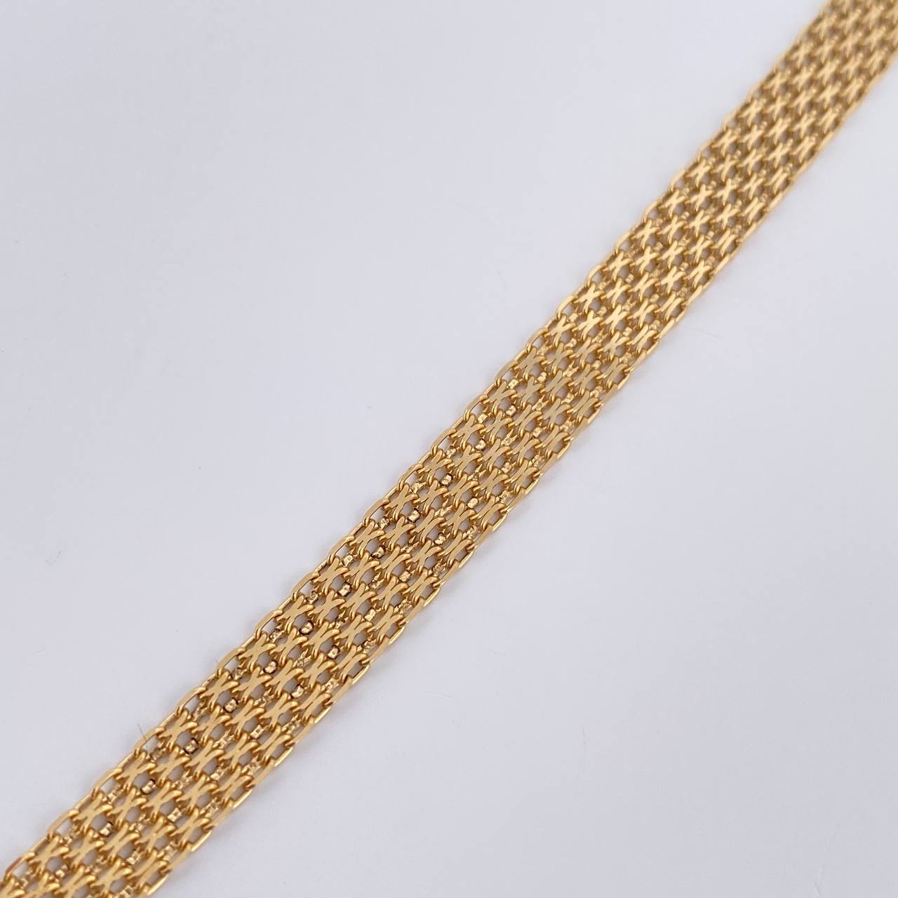 Pulso Chino 7.55gr / 19.9cm / 6.4mm Oro Amarillo +1 18K $