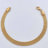 Pulso Chino 7.6gr / 20cm / 6.1mm Oro Amarillo +1 18K &