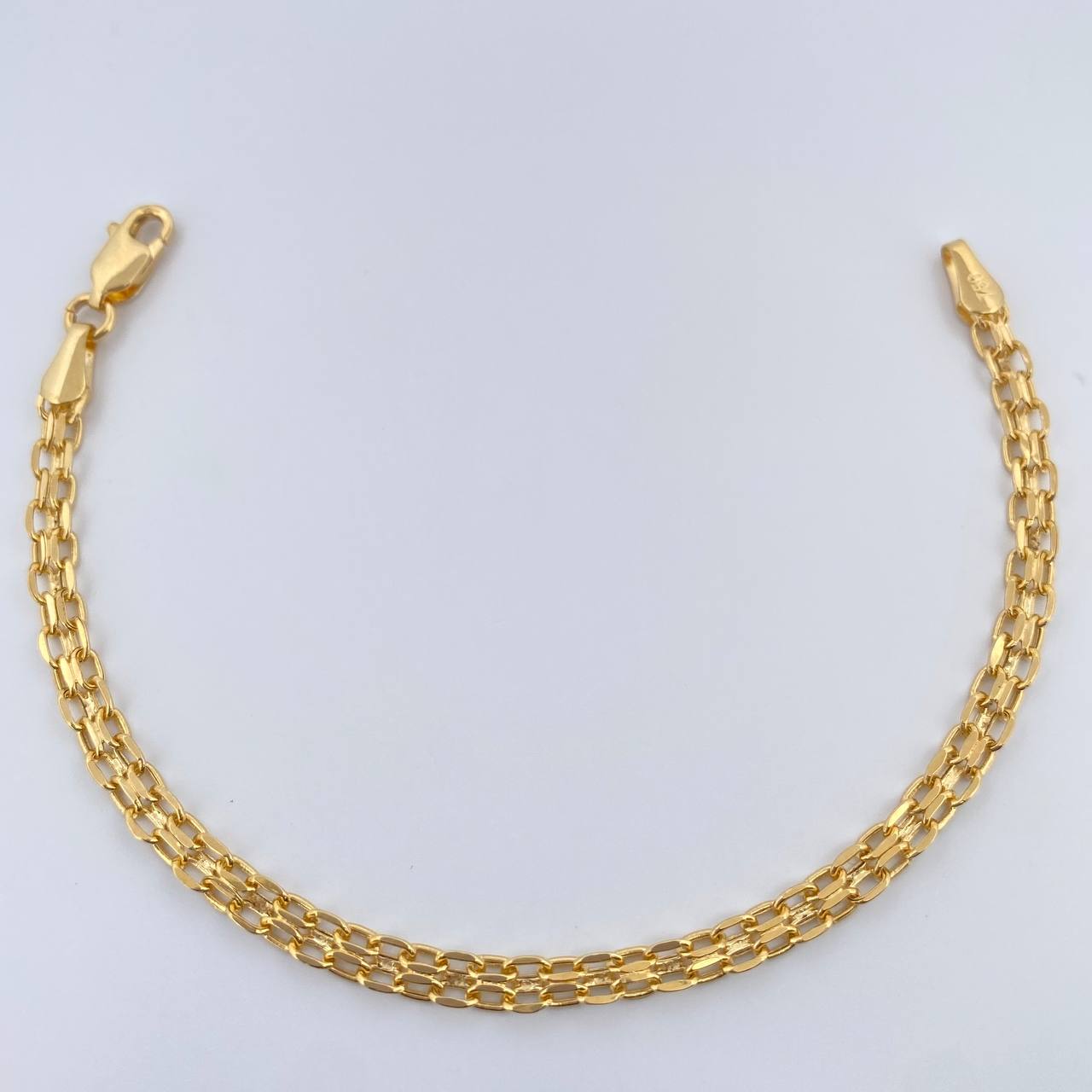 Pulso Chino 2.4gr / 16.8cm / 3.6mm Oro Amarillo +1 18K $