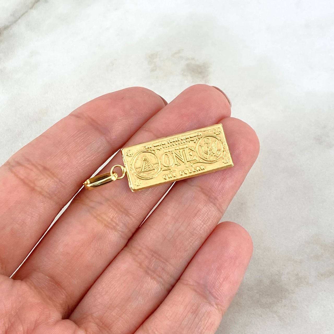Dije Dólar 1.65gr / 3.7cm / Oro Amarillo