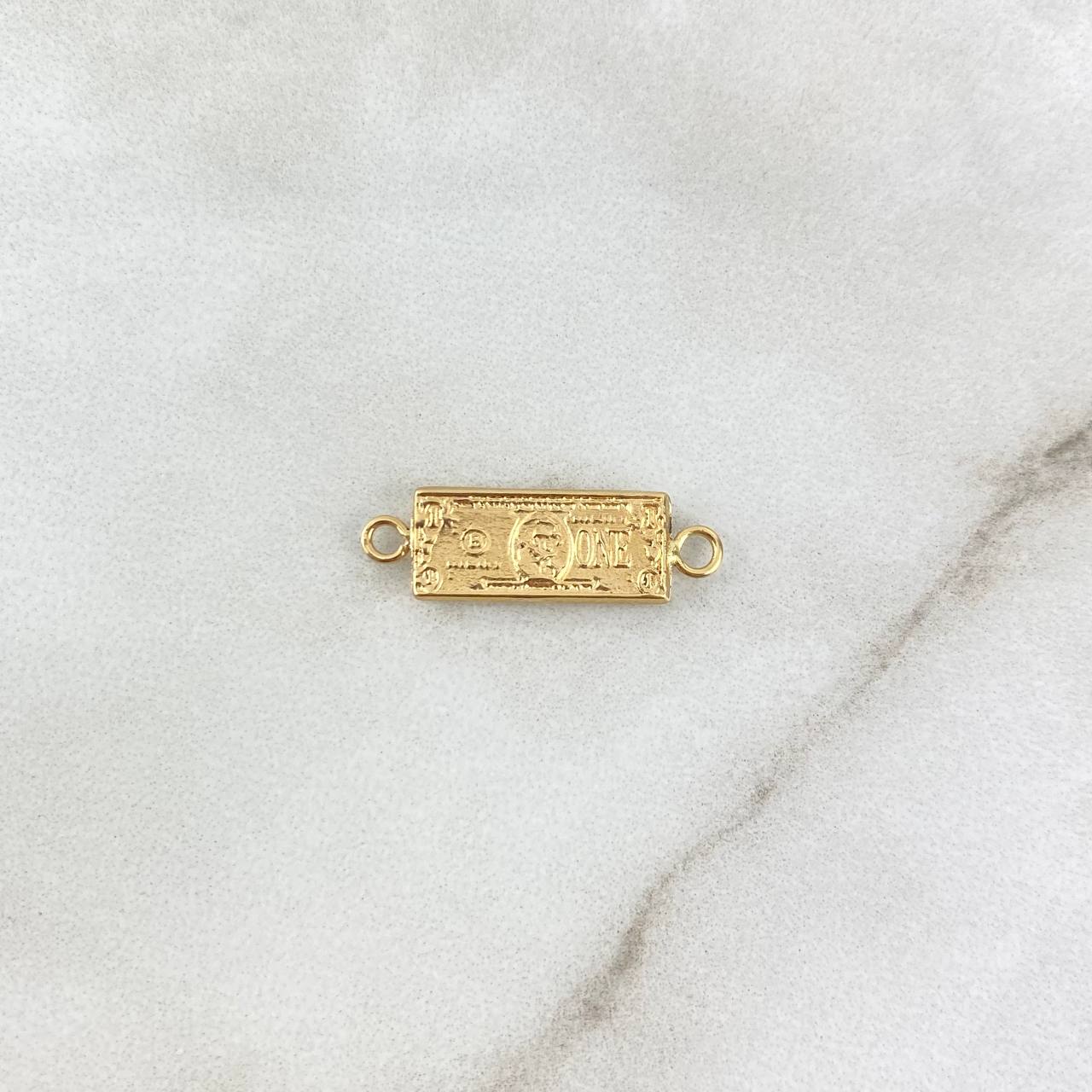 Herraje Dólar 0.6gr / 2cm / Oro Amarillo