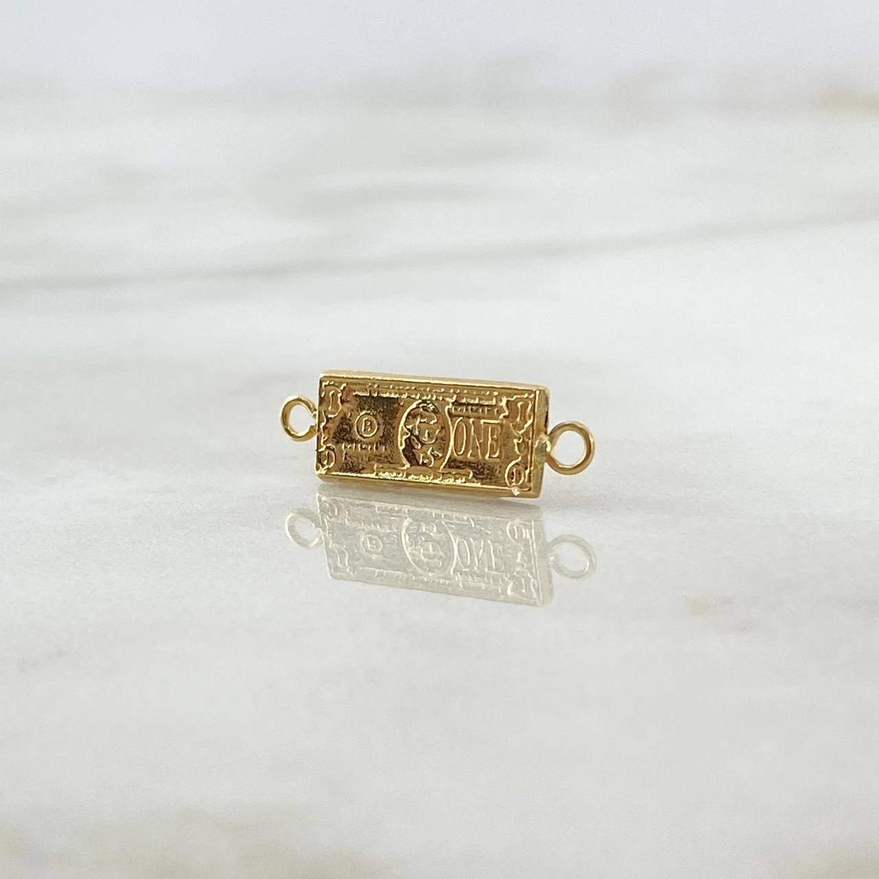 Herraje Dólar 0.6gr / 2cm / Oro Amarillo