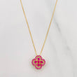 Set Cadena Veneciana + Dije Trebol / 2.4 g / 45.1 cm Oro Amarillo 18K