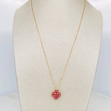 Set Cadena Veneciana + Dije Trebol / 2.4 g / 45.1 cm Oro Amarillo 18K