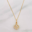 Set Cadena Veneciana + Dije Trebol / 2.15 g / 45.2 cm Oro Amarillo 18K