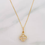 Set Cadena Veneciana + Dije Trebol / 2.15 g / 45.2 cm Oro Amarillo 18K