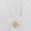 Set Cadena Veneciana + Dije Trebol / 2.55 g / 44.7 cm Oro Amarillo 18K