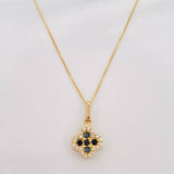 Set Cadena Veneciana + Dije Trebol / 2.15 g / 45.4 cm Oro Amarillo 18K