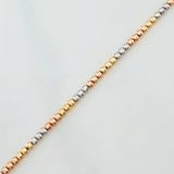 Pulso Modulable Militar 3.75 g / 18.1 cm - 20 cm / 2 mm Tres Oros 18K