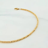 Pulso Modulable Militar 3.75 g / 18.2 cm - 20.3 cm / 2 mm Oro Amarillo 18K