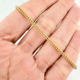 Pulso Franco 3.2 g / 20.1 cm / 2.2 mm Oro Amarillo 18K