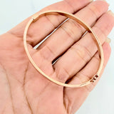 Pulso Aro Tornillo 5.4 g / 18.2 cm / 4 mm Oro Rosa 18K