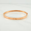 Pulso Aro Tornillo 5.4 g / 18.2 cm / 4 mm Oro Rosa 18K
