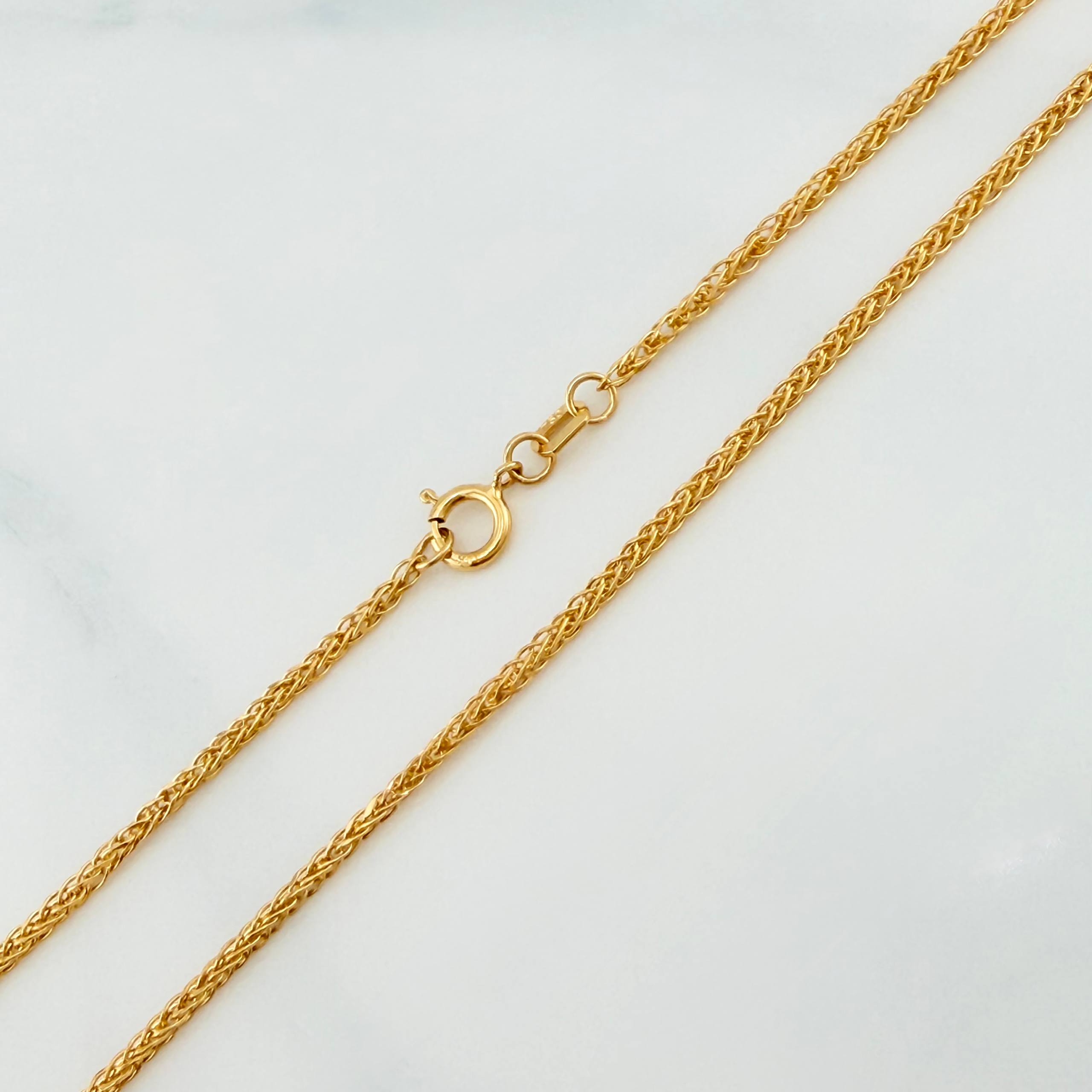 Cadena Franco 2.2 g / 60.4 cm / 1.5 mm Oro Amarillo 18K
