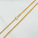 Cadena Franco 2.2 g / 60.4 cm / 1.5 mm Oro Amarillo 18K
