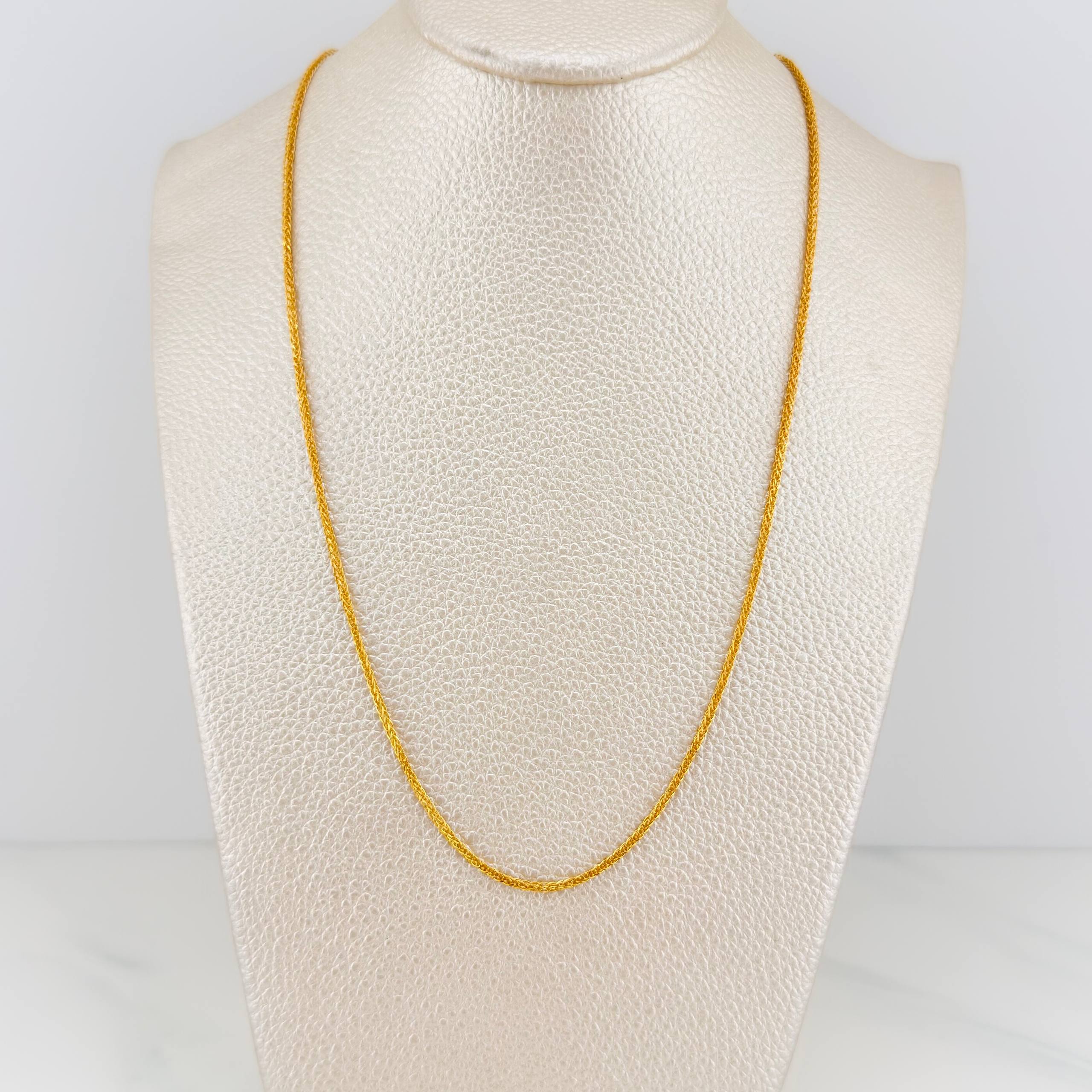 Cadena Franco 2.2 g / 60.4 cm / 1.5 mm Oro Amarillo 18K