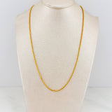 Cadena Franco 2.2 g / 60.4 cm / 1.5 mm Oro Amarillo 18K