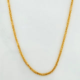 Cadena Franco 2.2 g / 60.4 cm / 1.5 mm Oro Amarillo 18K