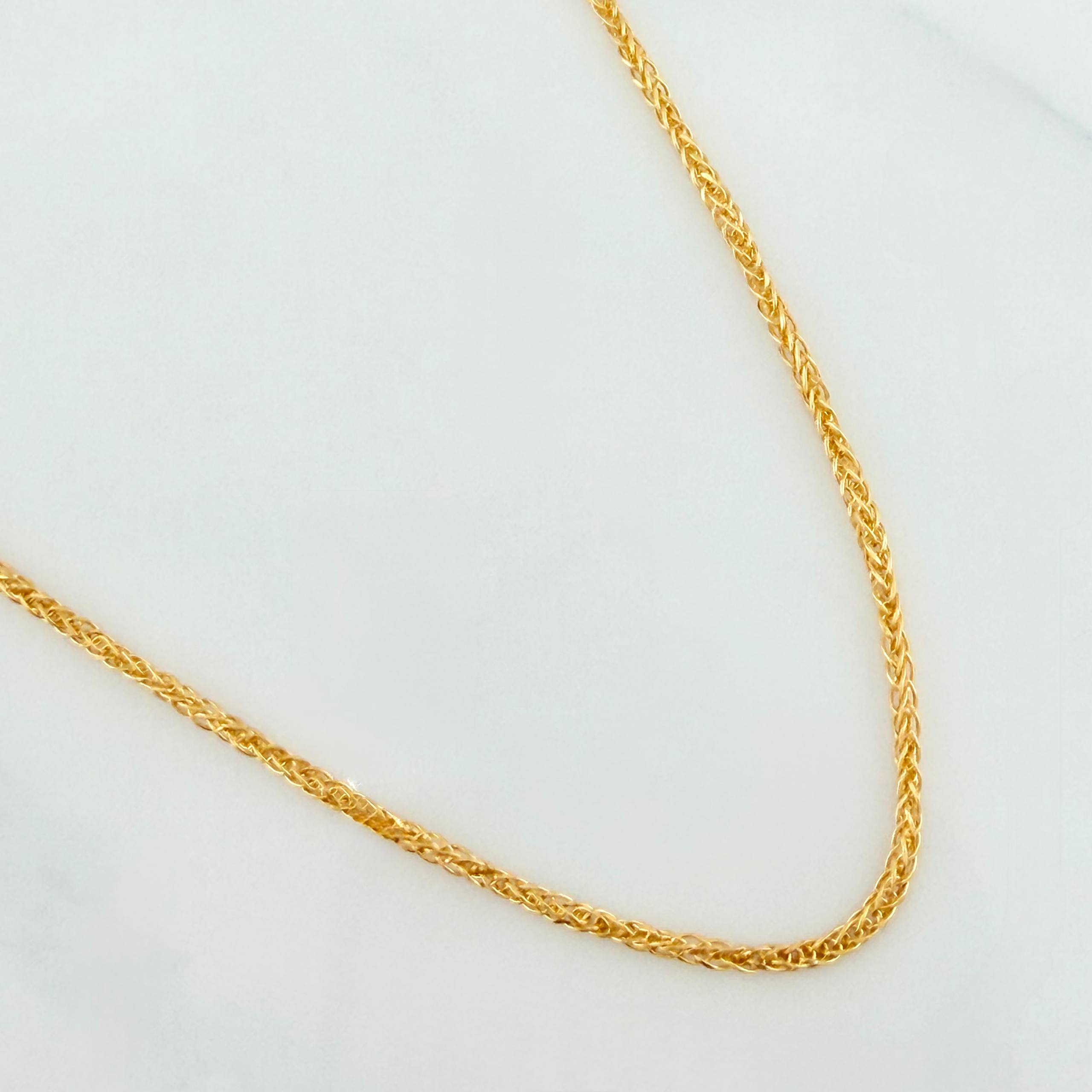 Cadena Franco 2.2 g / 60.4 cm / 1.5 mm Oro Amarillo 18K