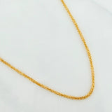 Cadena Franco 2.2 g / 60.4 cm / 1.5 mm Oro Amarillo 18K