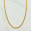 Cadena Cubana Reticulada 2.45 g / 50.5 cm / 1.9 mm 18K