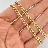 Cadena Cubana 7.4 g / 61.6 cm / 4.4 mm Oro Amarillo 18K