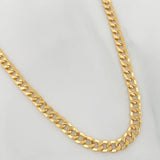 Cadena Cubana 7.4 g / 61.6 cm / 4.4 mm Oro Amarillo 18K