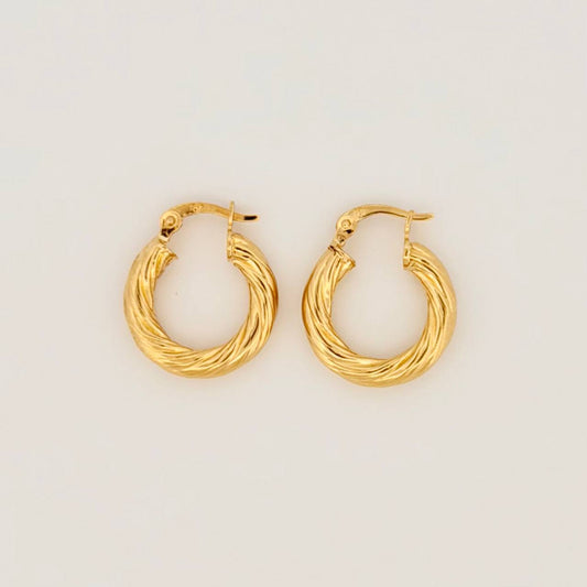 Candongas Rudi 1.95gr / 1.7cm / Oro Amarillo 18K