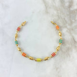 Pulso Rustico 4.8gr / 20cm / 5mm Cauchos Colores Naranja Verde Oro Amarillo *