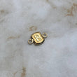 Herraje Marco Letra B 0.35gr / 1.3cm Oro Amarillo