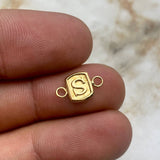Herraje Marco Letra S 0.35gr / 1.3cm Oro Amarillo