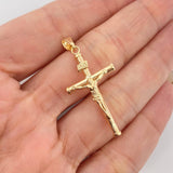 Dije Cruz Cristo 1.75 g / 4.2 cm Oro Amarillo 18K