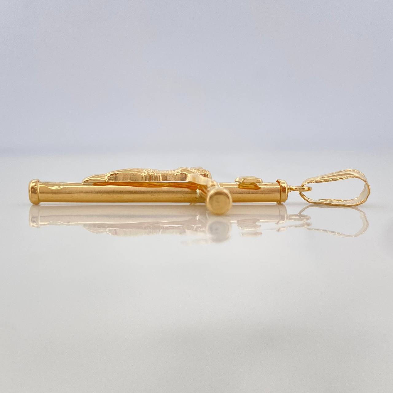 Dije Cruz Cristo 1.75 g / 4.2 cm Oro Amarillo 18K