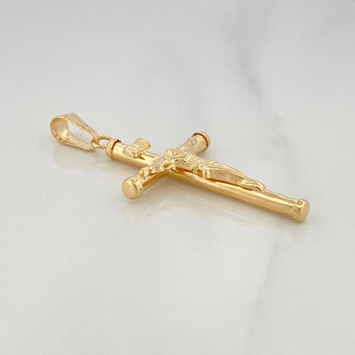 Dije Cruz Cristo 1.75 g / 4.2 cm Oro Amarillo 18K