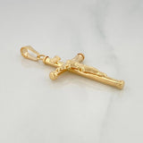Dije Cruz Cristo 1.75 g / 4.2 cm Oro Amarillo 18K