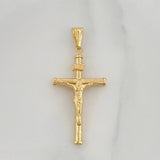 Dije Cruz Cristo 1.75 g / 4.2 cm Oro Amarillo 18K