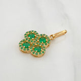 Dije Trebol 1.6 g / 2.2 cm Oro Amarillo 18K