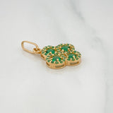 Dije Trebol 1.6 g / 2.2 cm Oro Amarillo 18K