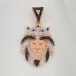 Dije León 3.1 g / 3.3 cm Tres Oros 18K