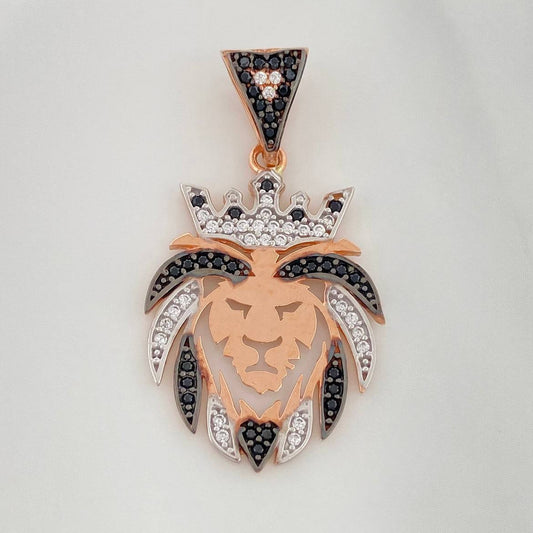 Dije León 3.1 g / 3.3 cm Tres Oros 18K