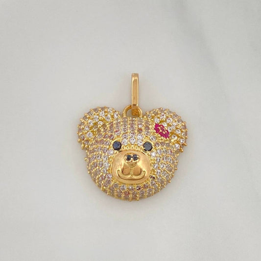 Dije Rostro Oso 2.95 g / 2 cm Oro Amarillo 18K