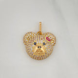Dije Rostro Oso 2.95 g / 2 cm Oro Amarillo 18K