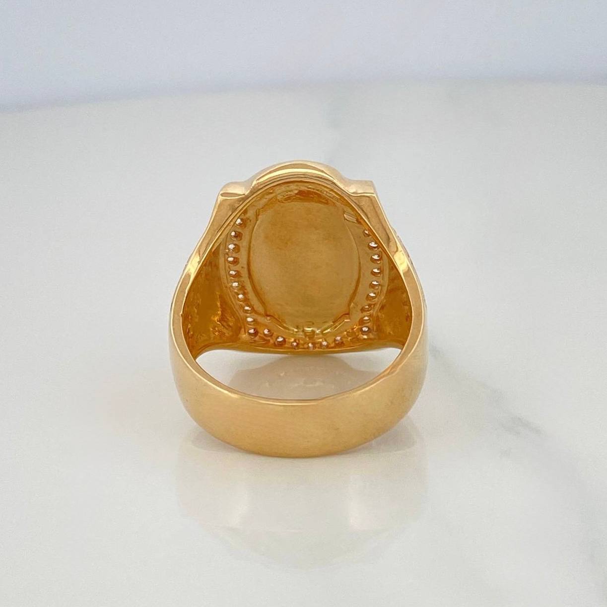 Anillo Virgen Guadalupe 11.25 g / T9 1/4 Oro Amarillo 18K