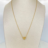 Cadena Aro Seguido Trebol 3.3 g / 42.5cm -47.7 cm / 0.9 mm Oro Amarillo 18K