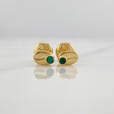 Topos Grano de Café 0.6gr / 5.5mm Oro Amarillo 18K &