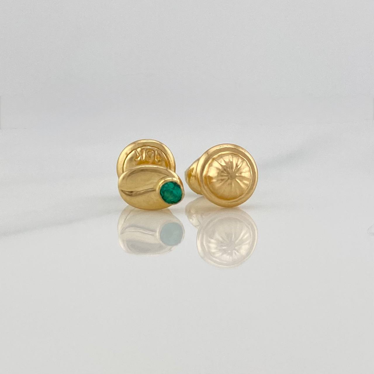 Topos Grano de Café 0.6gr / 5.5mm Oro Amarillo 18K &