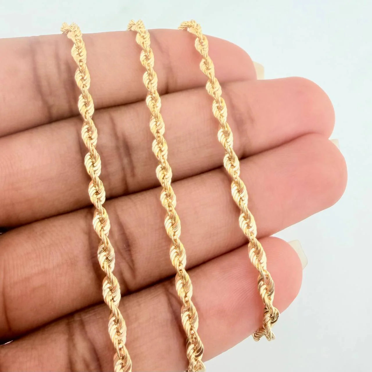 Cadena Lazo 3.15gr / 45cm / 2.6mm Oro Amarillo +3 18K $
