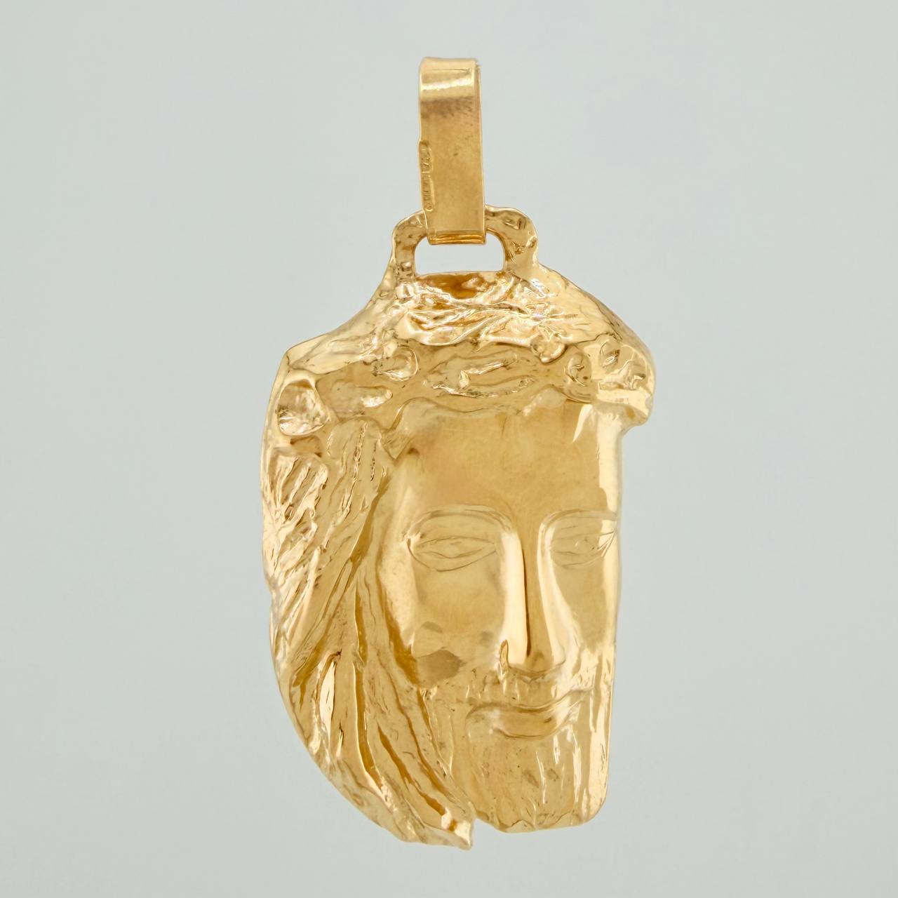 Dije Rostro Cristo 5.85gr / 4.5cm / Oro Amarillo 18K $